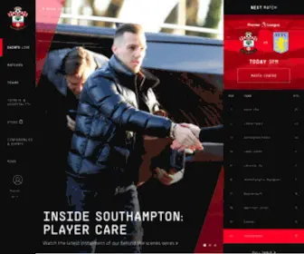 Southamptonfc.com(Southampton FC Official Site) Screenshot