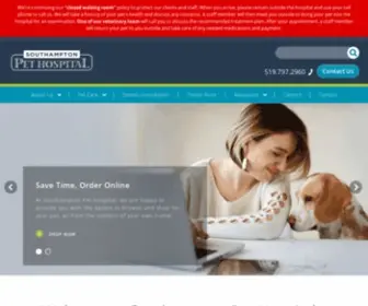 Southamptonpethospital.ca(Southampton Pet Hospital) Screenshot