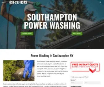 Southamptonpowerwashingny.com(Power Washing) Screenshot