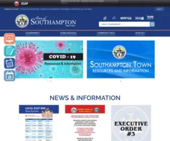 Southamptontownny.gov(Southampton, NY) Screenshot