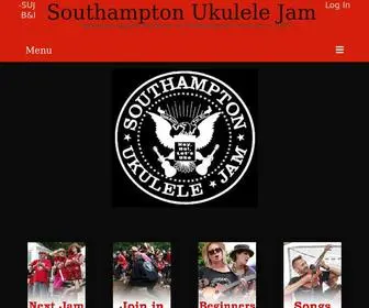 Southamptonukulelejam.co.uk(The online home of Southampton Ukulele Jam) Screenshot