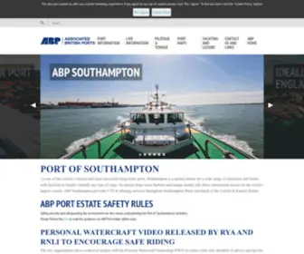 Southamptonvts.co.uk(The web site of Southampton VTS (ABP Southampton)) Screenshot