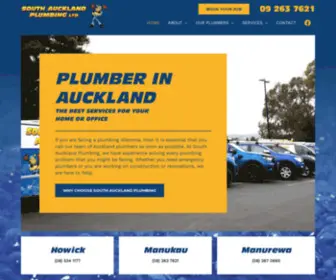 Southaucklandplumbing.co.nz(Auckland Plumbers) Screenshot