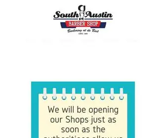 Southaustinbarbershop.com(South Austin Barber Shop) Screenshot
