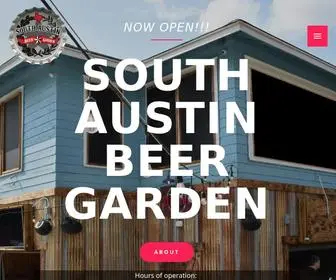 Southaustinbeergarden.com(South Austin Beer Garden) Screenshot