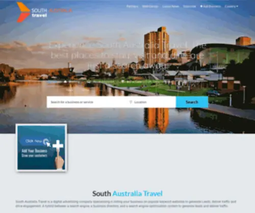 Southaustraliatravel.com.au(South Australia Travel) Screenshot