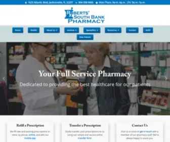 Southbankrx.com(Roberts' South Bank Pharmacy) Screenshot