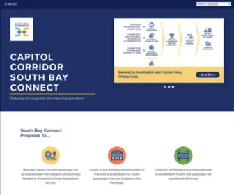 Southbayconnect.com(Capitol Corridor South Bay Connect) Screenshot