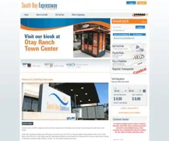 Southbayexpressway.com(The South Bay Expressway (SR 125 toll road)) Screenshot