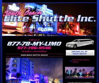 Southbeacheliteshuttle.com(South Beach Shuttle Service) Screenshot