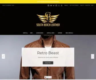 Southbeachleather.com(Leather Biker Jackets) Screenshot