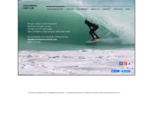 Southbeachsurfclub.com(SOUTH BEACH SURF) Screenshot