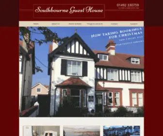 Southbourneguesthouse.com(Bed and Breakfast) Screenshot