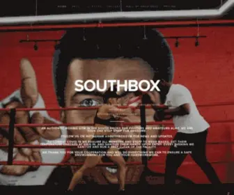 Southboxgym.com(SouthBoX) Screenshot