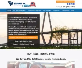 Southcarolinahomesinc.com(South Carolina Homes) Screenshot