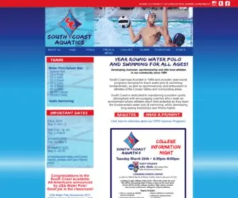 Southcoastaquatics.com(South Coast Aquatics) Screenshot