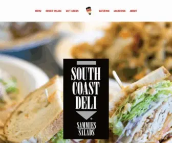 Southcoastdeli.com(South Coast Deli) Screenshot