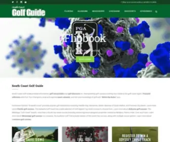 Southcoastgolfguide.com(South Coast Golf Guide) Screenshot