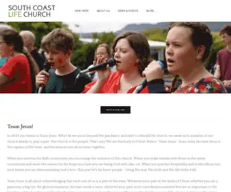 Southcoastlife.org(South Coast Life Church) Screenshot