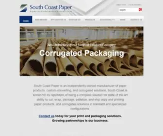 Southcoastpaper.com(South Coast Paper) Screenshot