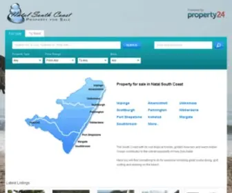 Southcoastpropertyforsale.co.za(KwaZulu Natal South Coast Property for Sale) Screenshot