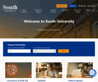 Southcollege.edu(South University) Screenshot