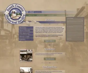 Southcountyhistory.org(South County Historical Society) Screenshot