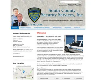 Southcountysecurity.net(California Security Guards) Screenshot