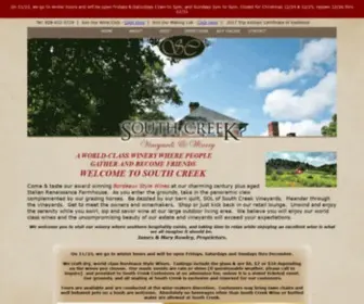 Southcreekwinery.com(Southcreekwinery) Screenshot