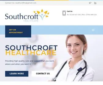 Southcrofthealthcare.co.uk(Southcroft Healthcare) Screenshot