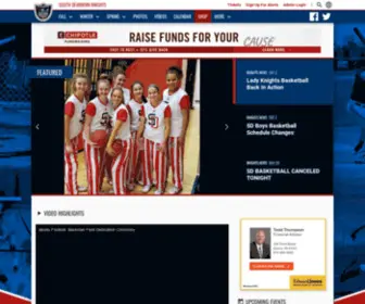 Southdearbornathletics.com(South Dearborn) Screenshot