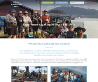 Southeastasiakayaking.com(Expeditions and Sea Kayaking (BCU) Courses in Thailand) Screenshot