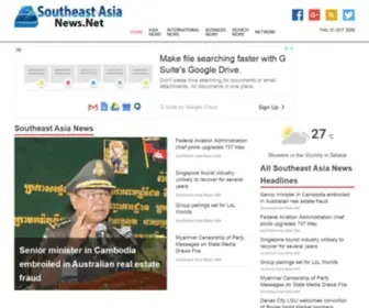 Southeastasianews.net(Headlines from South East Asia) Screenshot