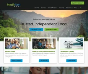 Southeastbank.com(SouthEast Bank) Screenshot