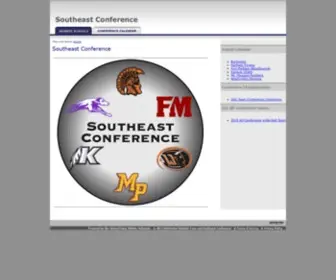Southeastconferenceia.org(Southeast Conference) Screenshot