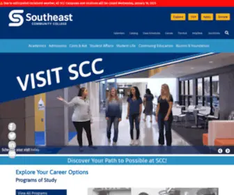 Southeast.edu(Southeast Community College) Screenshot