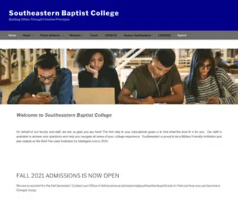 Southeasternbaptist.edu(Southeastern Baptist College) Screenshot