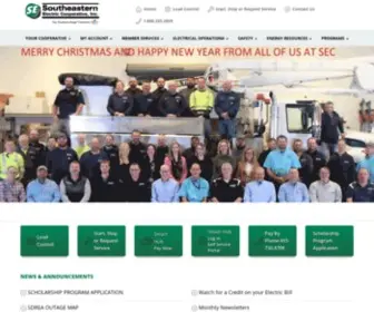 Southeasternelectric.com(Southeastern Electric Cooperative) Screenshot