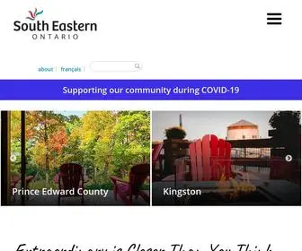 Southeasternontario.ca(Best Place to Travel in Ontario) Screenshot