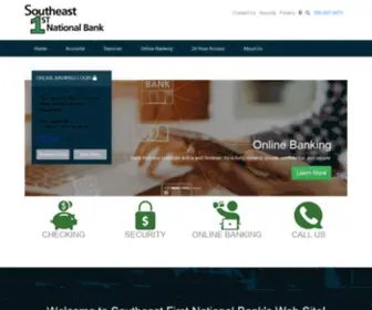 Southeastfnb.com(Southeast First National Bank) Screenshot