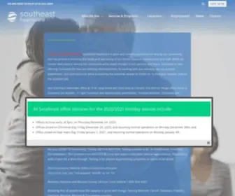 Southeastinc.com(Southeast Healthcare) Screenshot