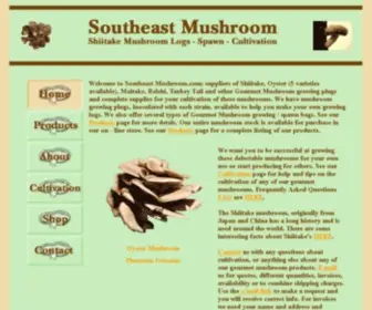 Southeastmushroom.com(Mushroom Growing Plugs for Shiitake) Screenshot
