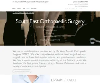 Southeastortho.com.au(South East Orthopaedic Surgery) Screenshot