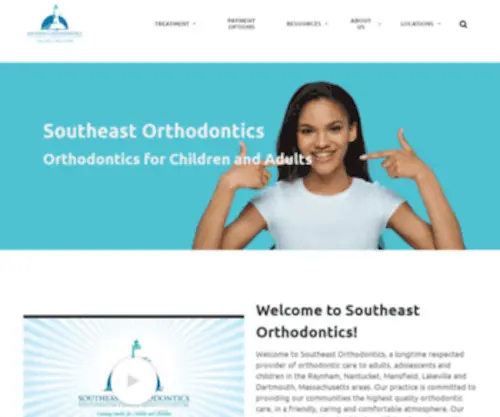 Southeastortho.com(Southeast Orthodontics Dartmouth) Screenshot