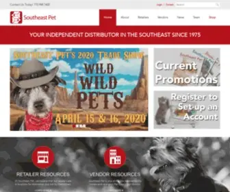 Southeastpet.com(Unleash your store's potential with the help of southeast pet) Screenshot