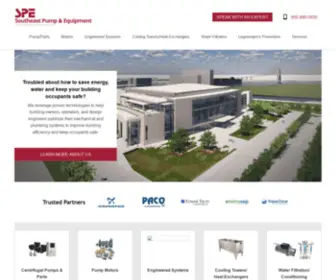 Southeastpump.com(Southeast Pump & Equipment) Screenshot