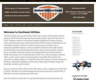 Southeastutilitiesofgeorgia.com(Southeast Utilities of Georgia) Screenshot