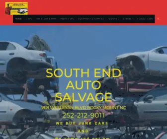 Southendautosalvage.com(We buy junk cars) Screenshot