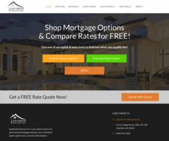 Southendfinancial.com(Charlotte Mortgage Broker) Screenshot