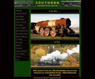 Southern-Locomotives.co.uk(Southern Locomotives Ltd) Screenshot